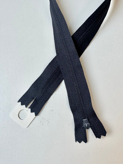 YKK 50cm/19.5inch Midnight Standard Zips